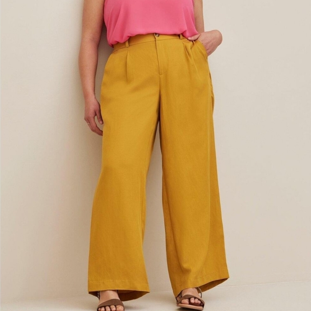 torrid Mustard Wide Leg Pants